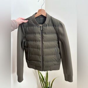 lululemon reversible green jacket